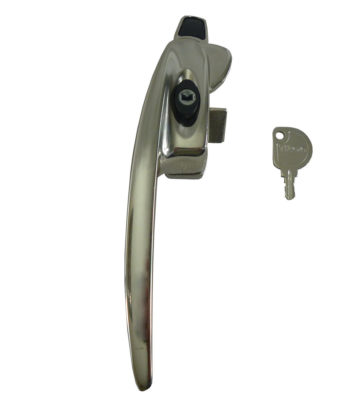 Titon Select Cockspur Window Handle Bright Nickle Left Hand