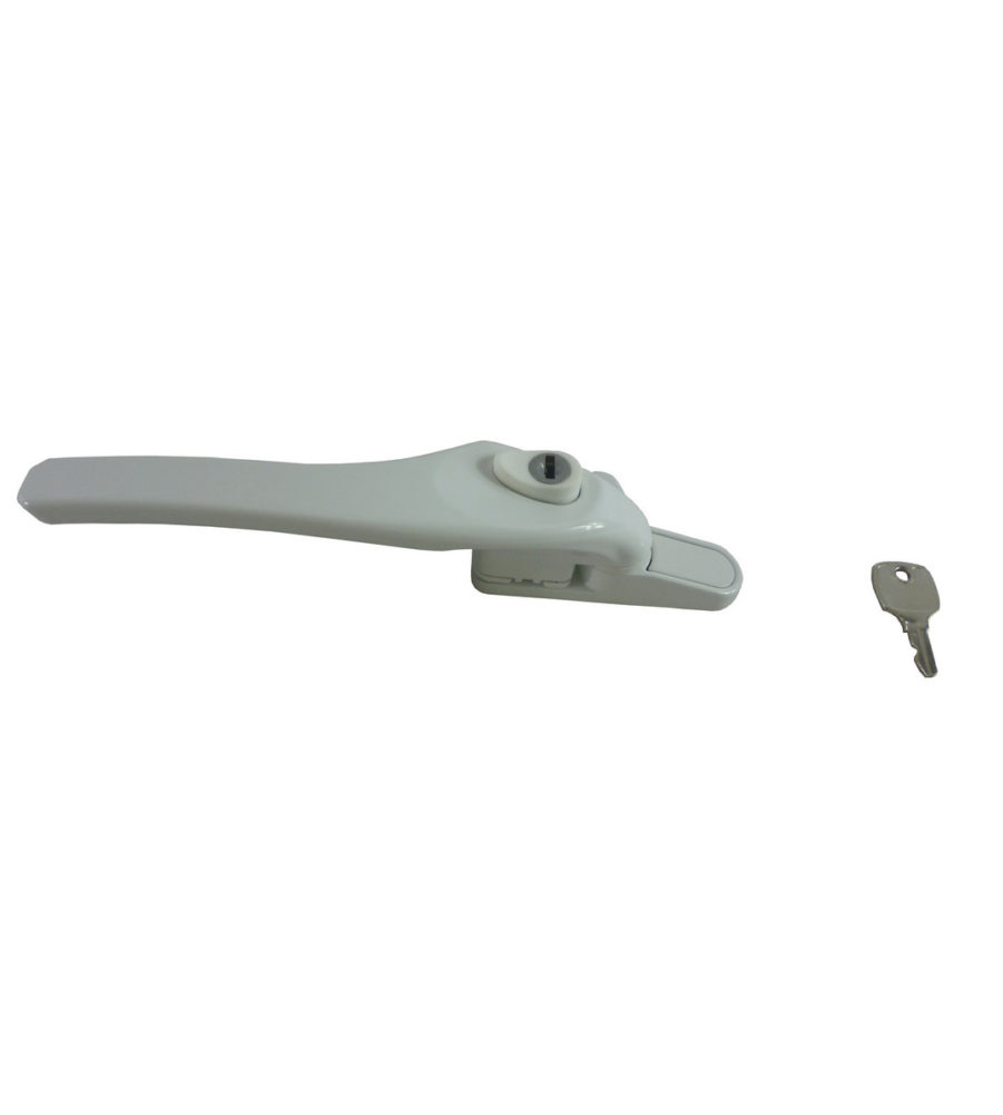 Sealco Timber Cockspur Window Handle Locking White Right Hand - Image 2