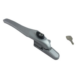 Sealco Timber Cockspur Window Handle Locking Satin Chrome Right Hand - Image 3