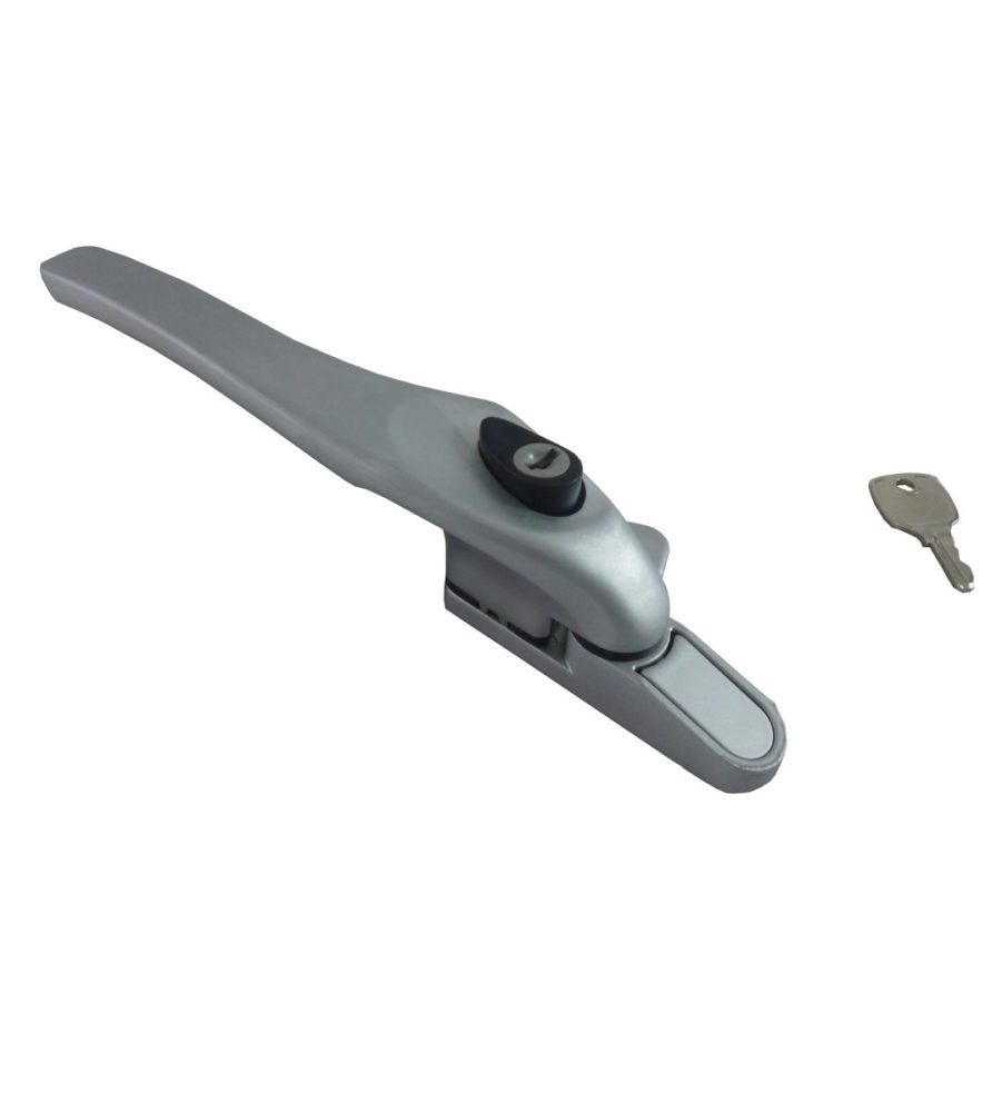 Sealco Timber Cockspur Window Handle Locking Satin Chrome Right Hand - Image 3