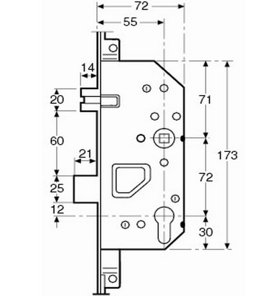 Fix 6151 Timber 2 Hook Door Lock Left Hand - Image 4
