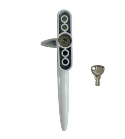 Trojan Hardware Sparta Cockspur White 9mm Backset LH Window Handle - Image 3