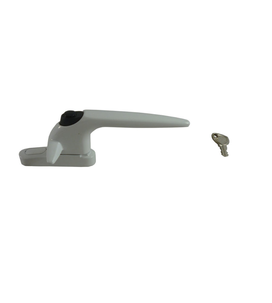 Trojan Hardware Sparta Cockspur White 9mm Backset RH Window Handle - Image 2