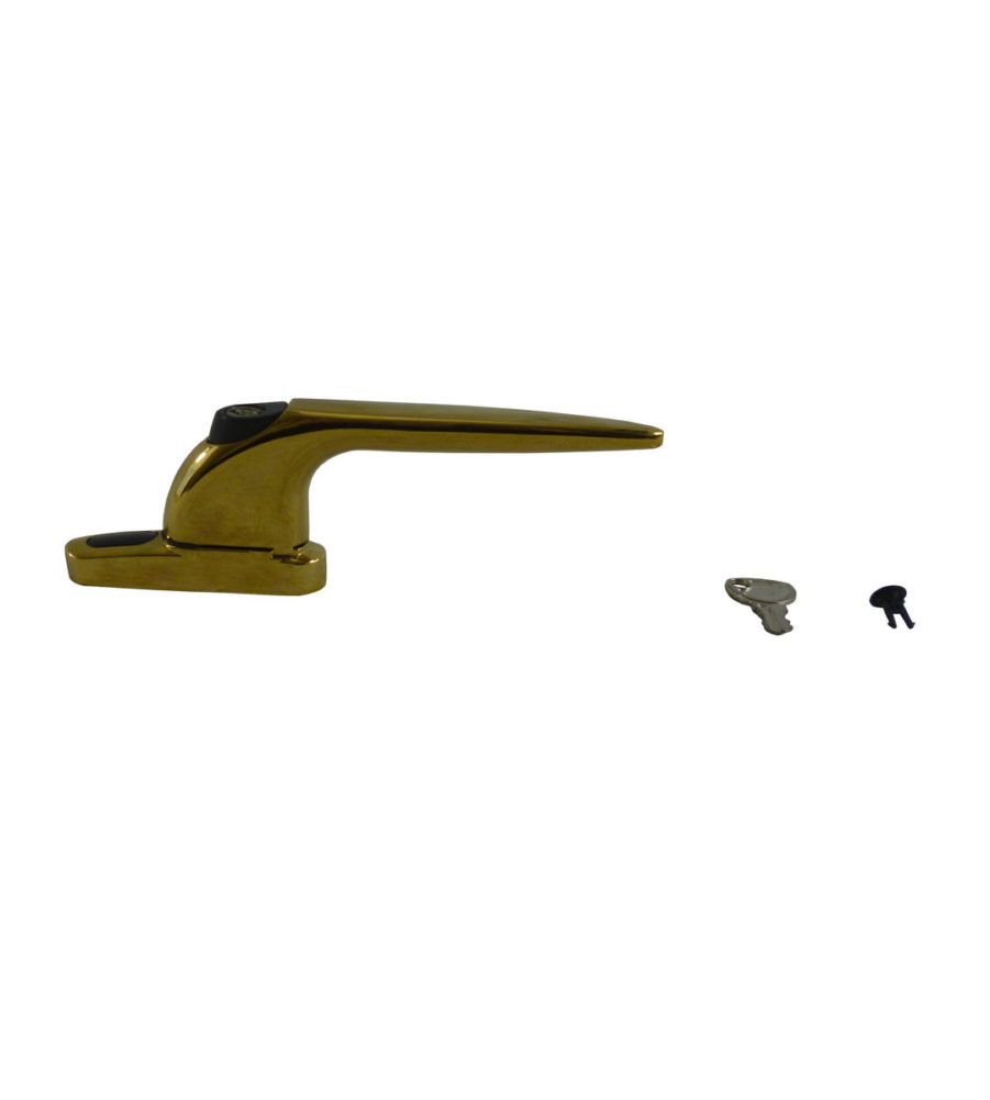 Trojan Hardware Sparta Cockspur Gold 15.5mm Backset LH Window Handle - Image 2