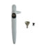 Trojan Hardware Sparta Cockspur White 15.5mm Backset LH Window Handle