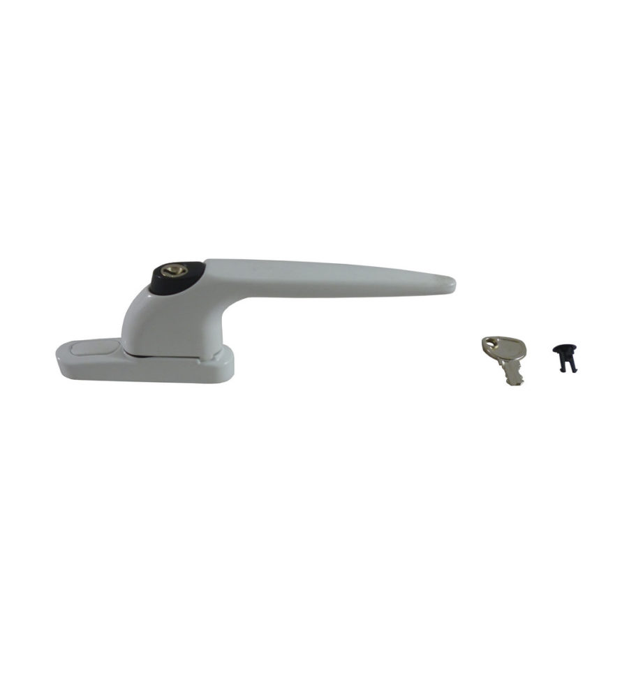 Trojan Hardware Sparta Cockspur White 15.5mm Backset LH Window Handle - Image 2