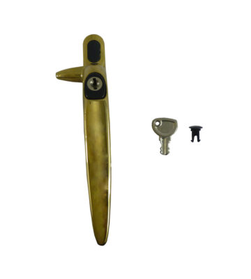 Trojan Hardware Sparta Cockspur Gold 15.5mm Backset RH Window Handle