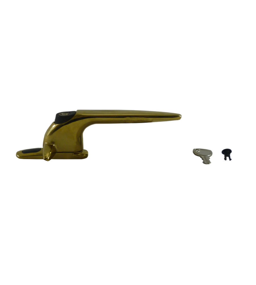 Trojan Hardware Sparta Cockspur Gold 15.5mm Backset RH Window Handle - Image 2