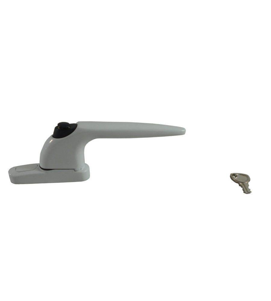 Trojan Hardware Sparta Cockspur White 21mm Backset LH Window Handle - Image 2