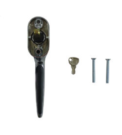 Trojan Hardware Sparta Tilt & Turn Polished Chrome Window Handle 40mm Spindle - Image 3
