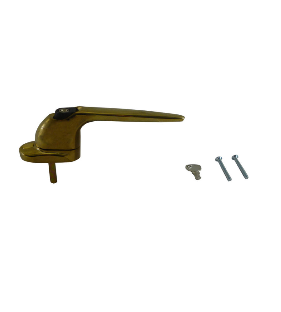 Trojan Hardware Sparta Tilt & Turn Polished Gold Window Handle 40mm - Image 2