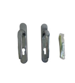 Trojan Hardware Sparta Short Backplate Polished Chrome Door Handle - Image 3