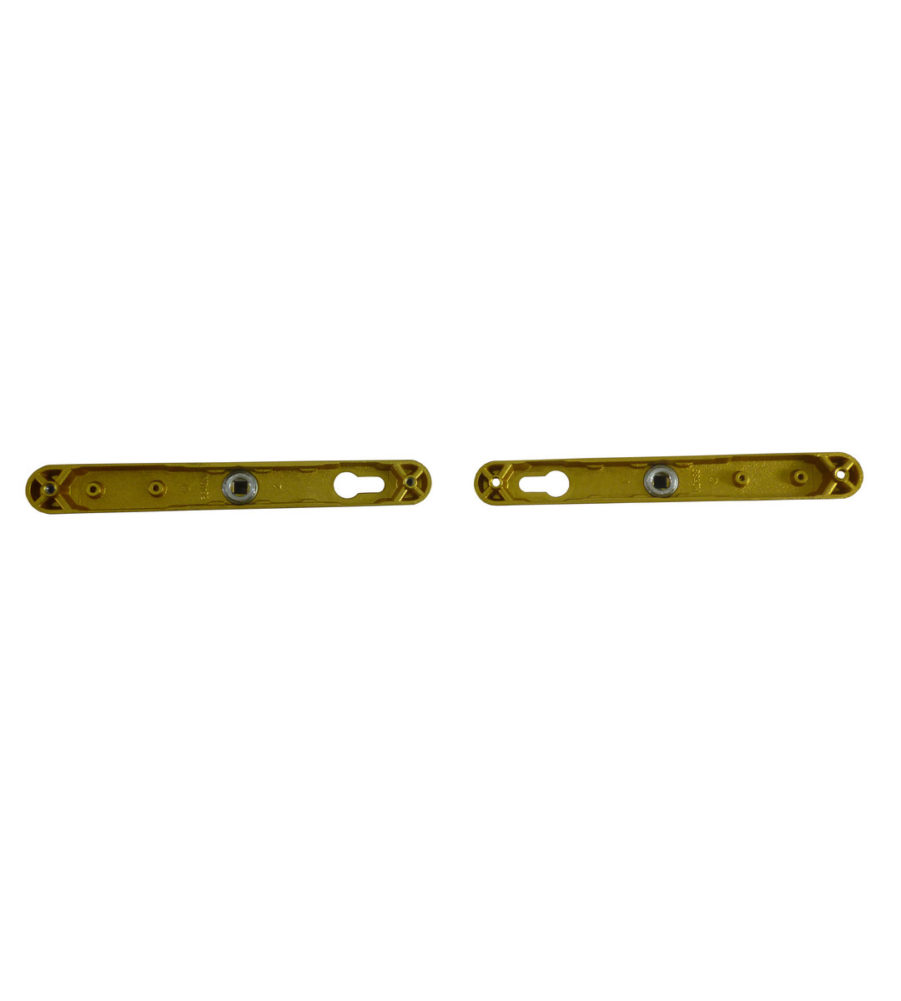 Hoppe Brugge F3 Matt Gold 68mm PZ, 215mm Centres Euro Door Handle to suit Fullex Locks - Image 2