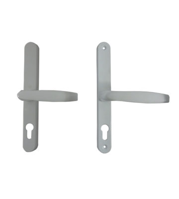 Hoppe Brugge White 68mm PZ, 215mm Centres Euro Door Handle To Suit Fullex Locks