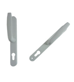 Hoppe Brugge White 68mm PZ, 215mm Centres Euro Door Handle to suit Fullex Locks - Image 3