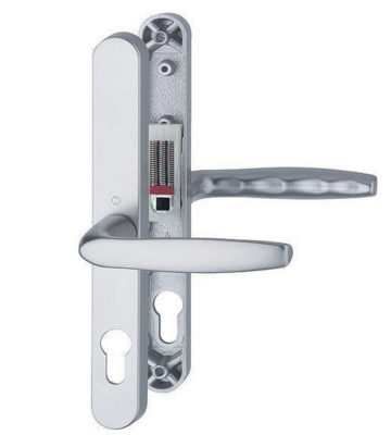 Hoppe Brugge F1 Matt Silver 68mm Centre Euro Door Handle To Suit Fullex Locks