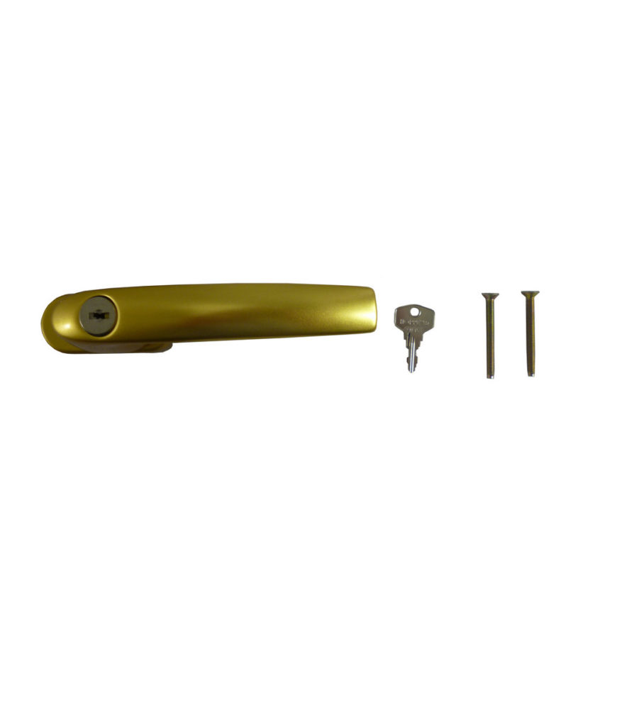 Hoppe Atlanta Tilt Before Turn F3 Matt Gold 38mm Spindle Locking Window Handle - Image 2
