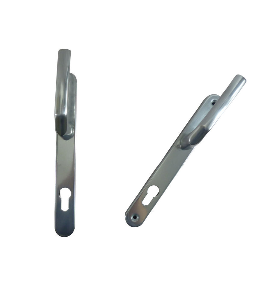 Hoppe Birmingham Long Backplate 3810N Polished Chrome 92mm PZ, 215mm Centres Door Handle - Image 3
