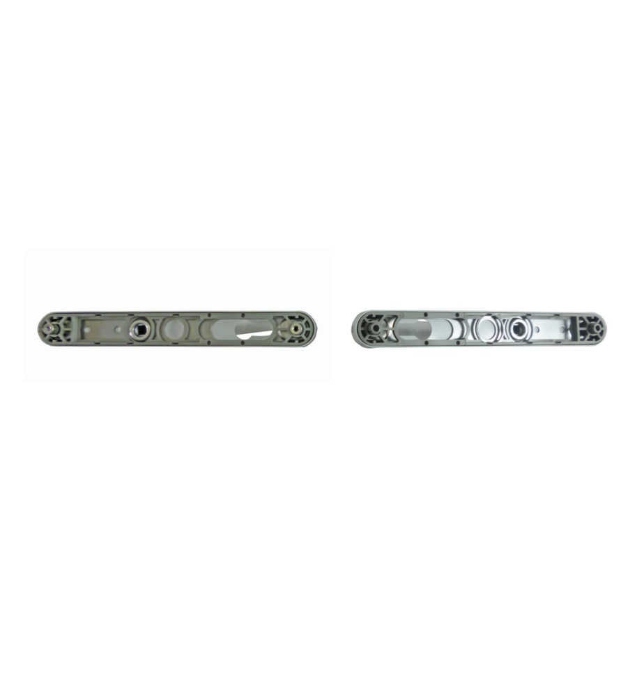 Hoppe Birmingham Long Backplate 3810N White 92mm PZ, 215mm Centres Door Handle - Image 2