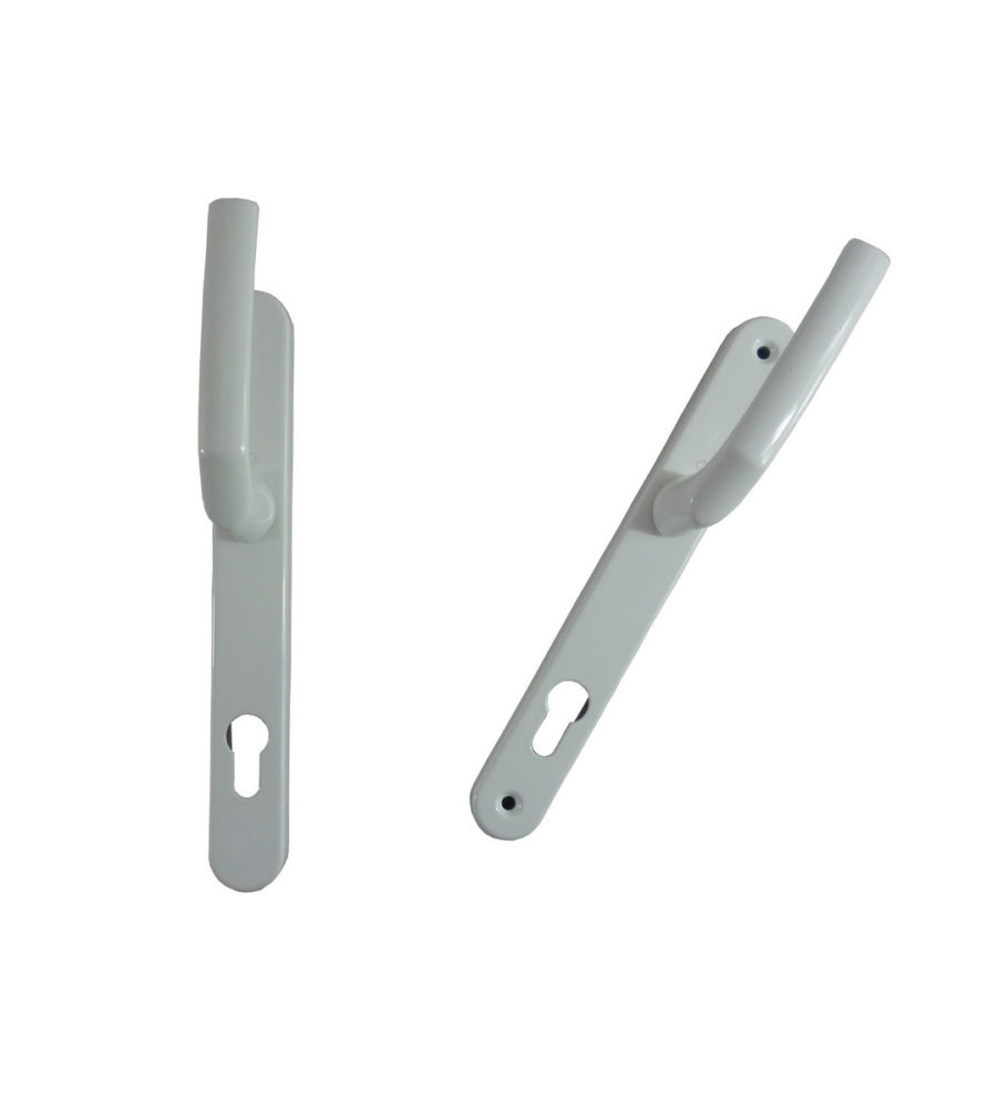 Hoppe Birmingham Long Backplate 3810N White 92mm PZ, 215mm Centres Door Handle - Image 3