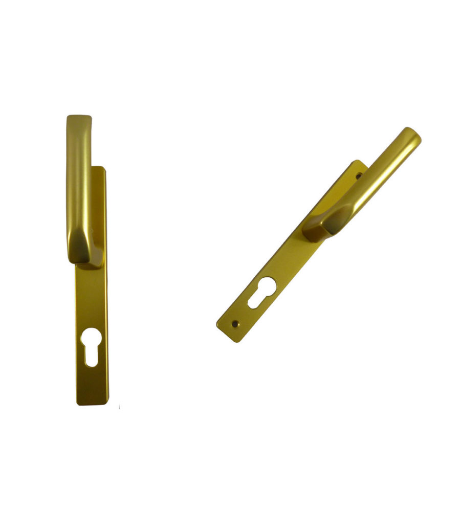 Hoppe F3 Matt Gold 70mm PZ, 180mm Centres Door Handle - Image 3