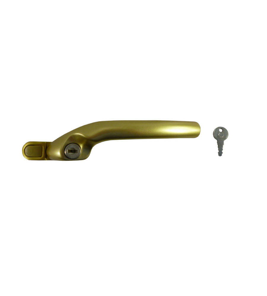Hoppe Tokyo F3 Matt Gold Espag 40mm Right Hand Window Handle - Image 2