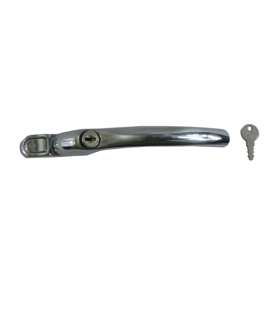 Hoppe Tokyo Inline Polished Chrome Locking 40mm Spindle Window Handle - Image 2