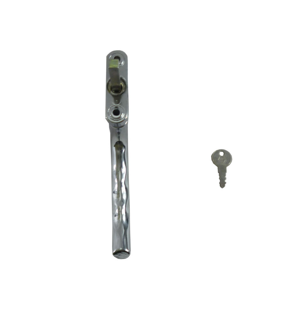 Hoppe Tokyo Inline Polished Chrome Locking 40mm Spindle Window Handle - Image 3