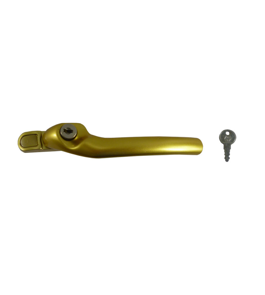 Hoppe Tokyo Matt Gold Espag 40mm Left Hand Window Handle - Image 2