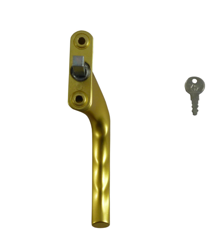 Hoppe Tokyo Matt Gold Espag 40mm Left Hand Window Handle - Image 3