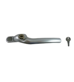 Hoppe Tokyo Matt Silver Espag 40mm Spindle Left Hand Window Handle - Image 2