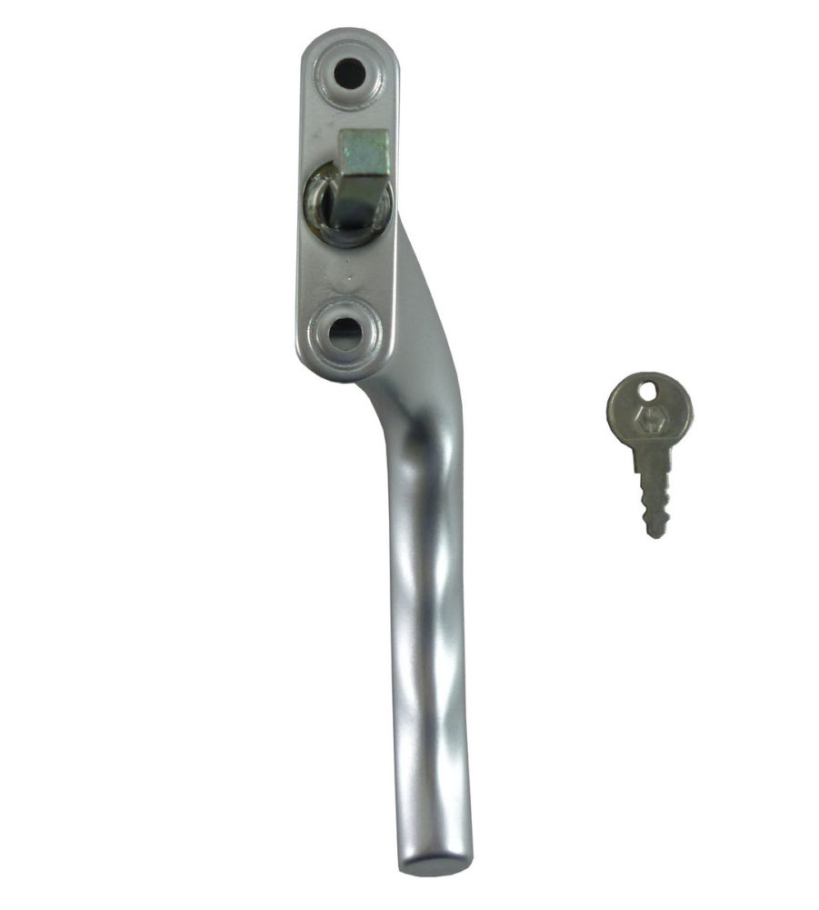 Hoppe Tokyo Matt Silver Espag 40mm Spindle Left Hand Window Handle - Image 3