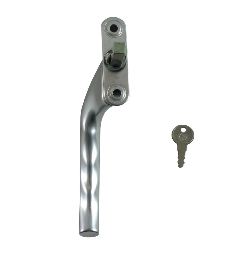 Hoppe Tokyo Matt Silver Espag 40mm Spindle Right Hand Window Handle - Image 3