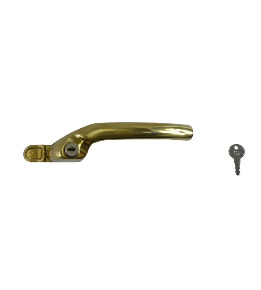 Hoppe Tokyo Polished Gold Espag 40mm Spindle Right Hand Window Handle - Image 2