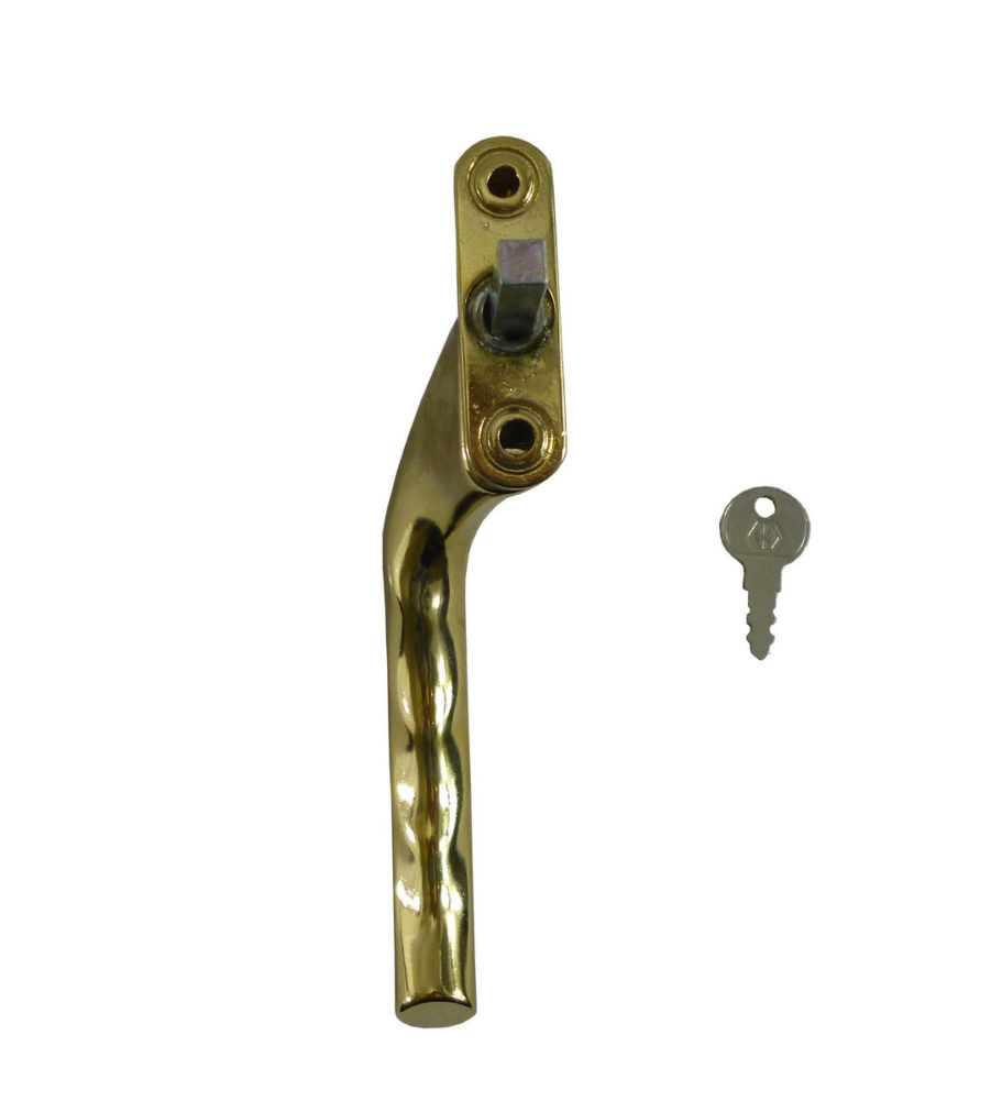 Hoppe Tokyo Polished Gold Espag 40mm Spindle Right Hand Window Handle - Image 3