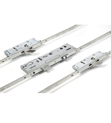 Lockmaster 2 Hook 45mm backset 92mm Centre Door Lock 20mm Faceplate PLSP18/45W-27