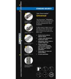 Yale Doormaster Universal 2 Roller 2 Mushroom 35mm Backset 92mm