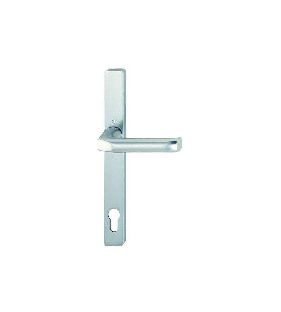 Hoppe F1 Matt Silver 70mm Centre Door Handle-0