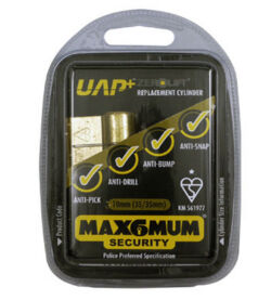 UAP Anti Snap 35/35 (70mm Overall) Nickle Euro Profile Cylinder Lock - Image 3