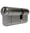 UAP Anti Snap 35/45 (80mm Overall) Nickle Euro Profile Cylinder Lock c/w 3 Keys