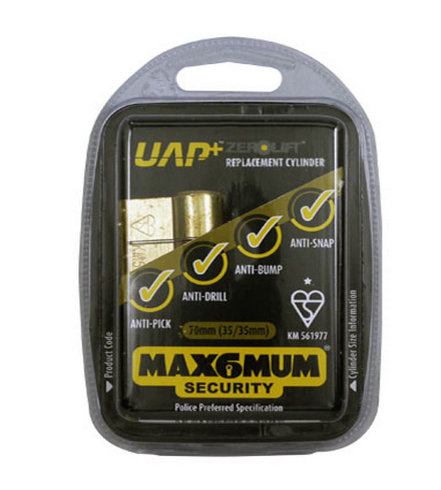 UAP Anti Snap 35/45 (80mm Overall) Nickle Euro Profile Cylinder Lock - Image 3