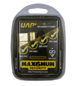 UAP Anti Snap 40/40 (80mm Overall) Nickle Euro Profile Cylinder Lock - Image 3