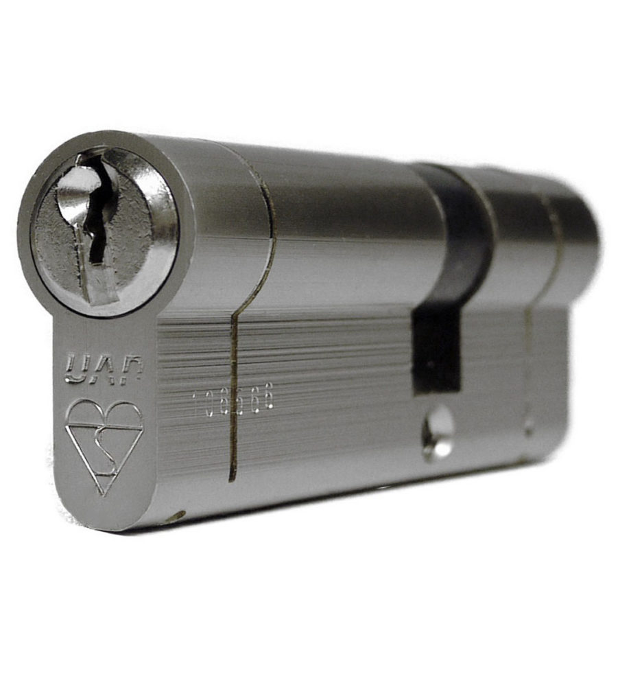 UAP Anti Snap 45/55 (100mm Overall) Euro Profile Nickle Cylinder lock