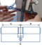 UAP Euro Profile Cylinder Lock - Measuring Gauge
