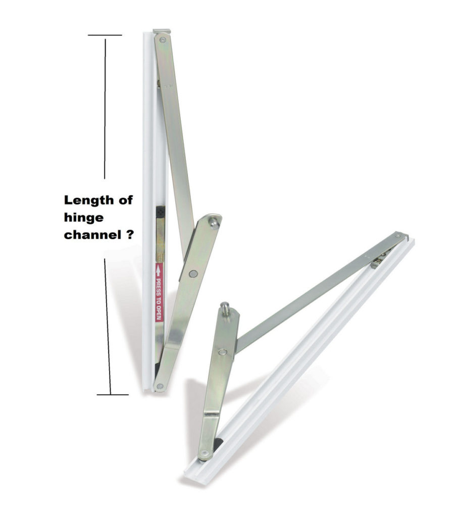 Yale Module 4 (318mm) Top Turn Window Hinge (pair) - Image 2