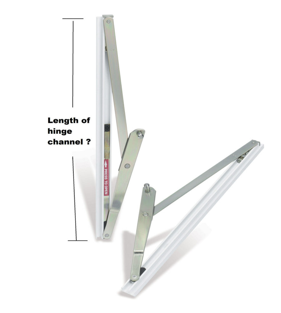 Yale Module 4.5 (368mm) Top Turn Window Hinge (pair) - Image 2
