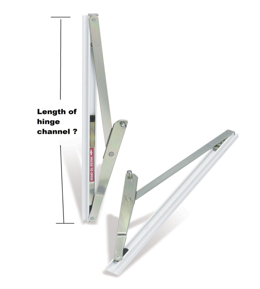 Yale Module 6.5 (568mm) Top Turn Window Hinge (pair) - Image 2