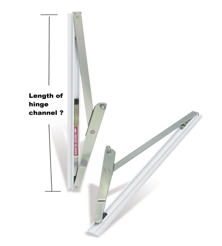 Yale Module 7 (618mm) Top Turn Window Hinge (pair) - Image 2