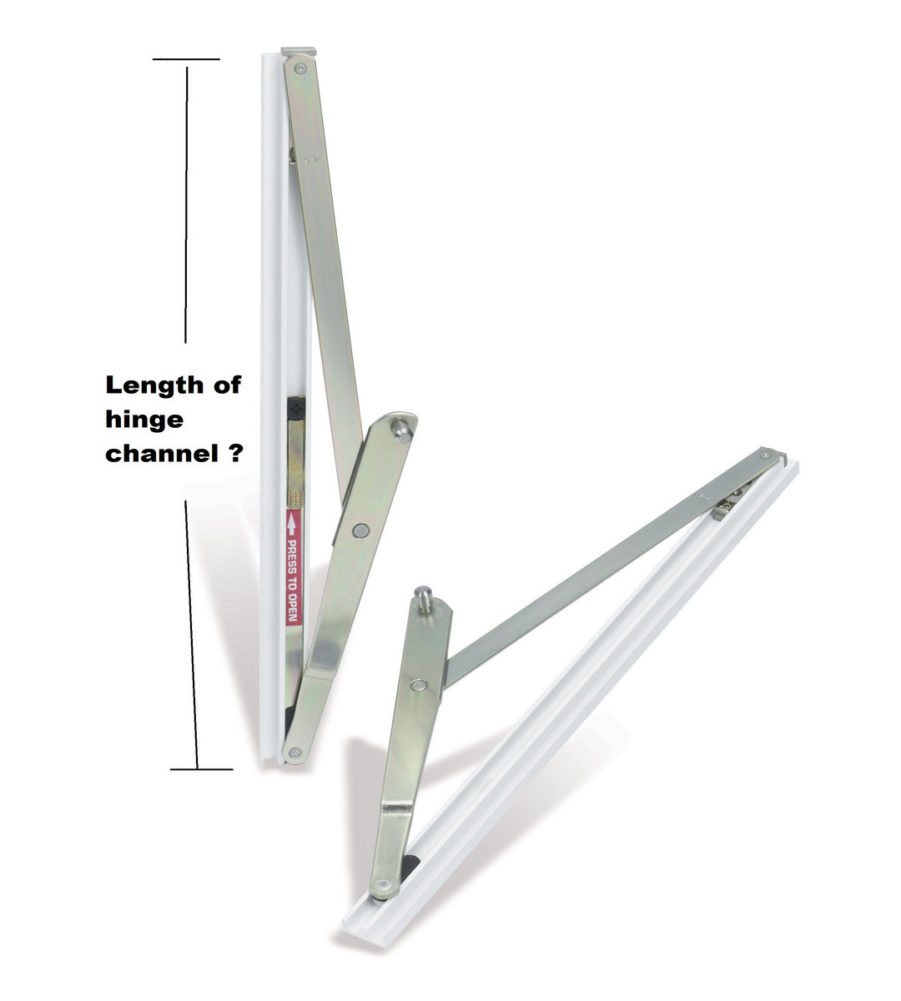 Yale Module 7.5 (668mm) Top Turn Window Hinge (pair) - Image 2