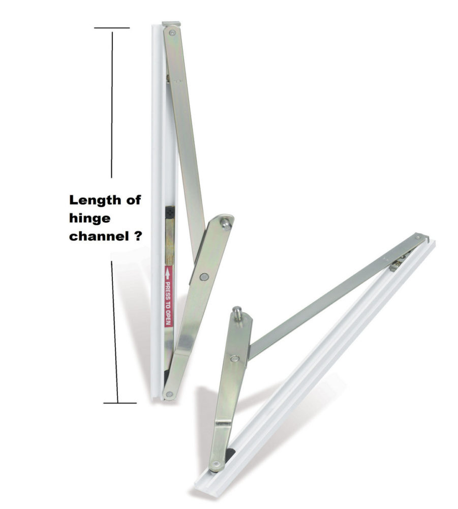Yale Module 8 (718mm) Top Turn Window Hinge (pair) - Image 2